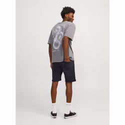 Jack&Jones Short en jean Jjirick 12250177 Noir Regular Fit