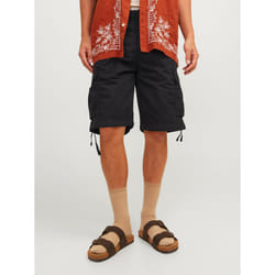 Jack&Jones Short en tissu Cole 12253122 Noir Loose Fit