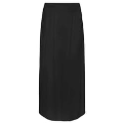 Jupe longue - VERO MODA - Ceinture élastiquée - Tissu effet satin - Surpiqûres rouges