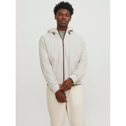 Veste bomber homme blanc cassé