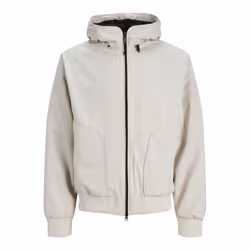 Veste bomber homme blanc cassé