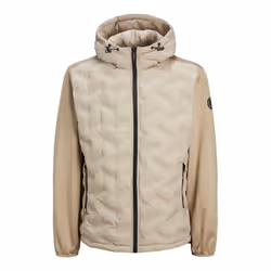Veste hybride homme beige