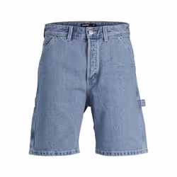 Jack&Jones Short en jean Jjitony 12252719 Bleu Loose Fit