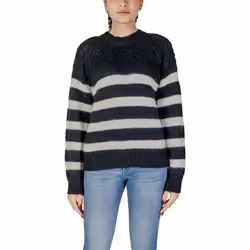 Pull à rayures avec col rond femme Only Billie