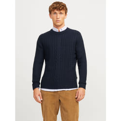 Jack&Jones Pull Craig 12258480 Bleu marine Regular Fit
