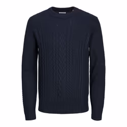 Jack&Jones Pull Craig 12258480 Bleu marine Regular Fit