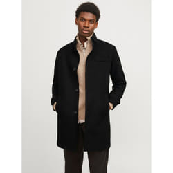 Jack&Jones Manteau en laine Melton 12258672 Noir Regular Fit