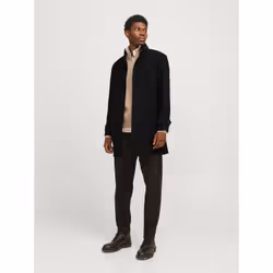 Jack&Jones Manteau en laine Melton 12258672 Noir Regular Fit - Vue supplémentaire 4
