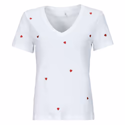 T-shirt col V femme Only Ketty Life