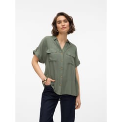 Vero Moda VMBUMPY Shirt,10310139,XS Chemise Manche courte Viscose