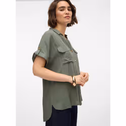 Vero Moda VMBUMPY Shirt,10310139,XS Chemise Manche courte Viscose - Vue supplémentaire 5