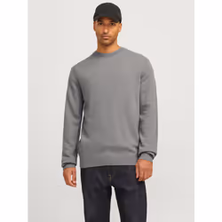 Jack & Jones 12257854_8543.41, XXL, Coupe comfortable, Encolure torsadée, Manches longues, 1 pièce(s)
