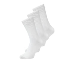 Jack & Jones 12260081 Chaussettes remontant jusqu'aux genoux Blanc 3 paire(s)