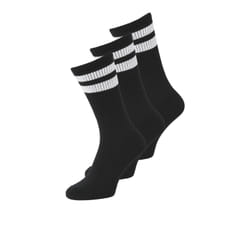 Jack & Jones 12260082 Chaussettes remontant jusqu'aux genoux Noir 3 paire(s)