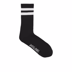 Jack & Jones 12260082 Chaussettes remontant jusqu'aux genoux Noir 3 paire(s)
