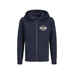Sweatshirt à capuche zippé 2 col avec logo enfant Jack & Jones