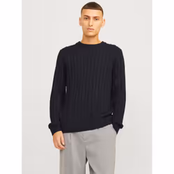 Jack & Jones 12257479_2078.41, XXL, Encolure torsadée, Manches longues, 1 pièce(s)