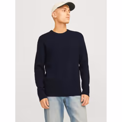 Jack & Jones 12257771_2077.65, M, Encolure torsadée, Manches longues, 1 pièce(s)