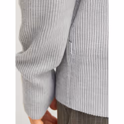 Jack&Jones Pull Perfect 12257771 Gris Regular Fit - Vue supplémentaire 5