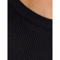 Jack&Jones Pull Perfect 12257771 Noir Regular Fit - Vue supplémentaire 5