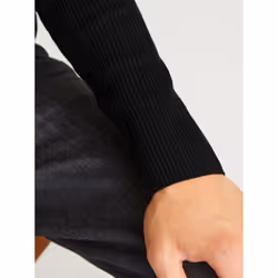 Jack&Jones Pull Perfect 12257771 Noir Regular Fit - Vue supplémentaire 6