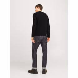 Jack&Jones Pull Perfect 12257771 Noir Regular Fit