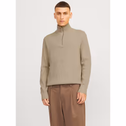 Jack & Jones 12257773_1972.65, M, Encolure torsadée, Manches longues, 1 pièce(s)