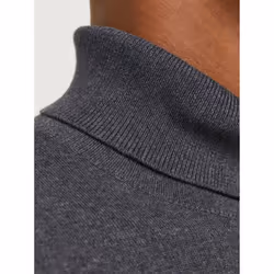 Jack&Jones Pull Ã  col roulÃ© Basic 12258051 Gris Regular Fit - Vue supplémentaire 6