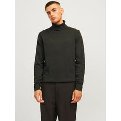 Jack&Jones Pull Ã  col roulÃ© Basic 12258051 Vert Regular Fit
