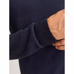 Jack&Jones Pull Globe 12258139 Bleu marine Regular Fit - Vue supplémentaire 6
