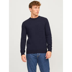 Jack&Jones Pull Globe 12258139 Bleu marine Regular Fit