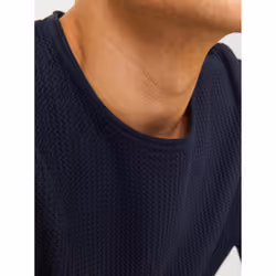 Jack&Jones Pull Cooper 12258407 Bleu marine Regular Fit - Vue supplémentaire 6