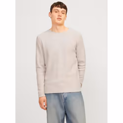 Jack & Jones 12258407_122_1115761.60, S, Coupe régulière, Encolure torsadée, Manches longues, 1 pièce(s)