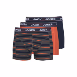 Jack&Jones Lot de 3 boxers John 12260059 Multicolore