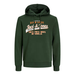 Sweatshirt à capuche 2 col avec logo Jack & Jones
