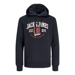 Sweatshirt à capuche 2 col avec logo Jack & Jones