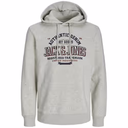 Sweatshirt à capuche 2 col avec logo Jack & Jones