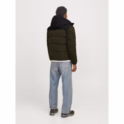 Doudoune en Polyester Vert Theo