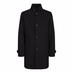 Jack&Jones Manteau en laine Melton 12258672 Noir Regular Fit