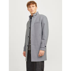Jack&Jones Manteau en laine Melton 12258672 Gris Regular Fit