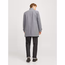 Jack&Jones Manteau en laine Melton 12258672 Gris Regular Fit