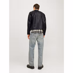 Jack&Jones Veste en simili cuir Dylan 12261195 Noir Slim Fit - Vue supplémentaire 2
