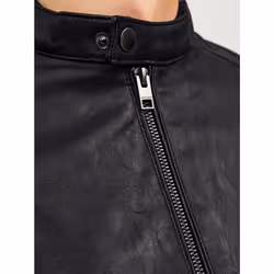 Jack&Jones Veste en simili cuir Dylan 12261195 Noir Slim Fit - Vue supplémentaire 5