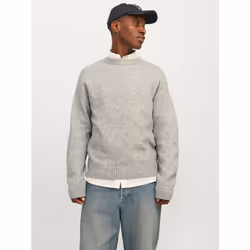 Jack & Jones 12215468_2381.62, L, Coupe comfortable, Col rond, Manches longues, 1 pièce(s)