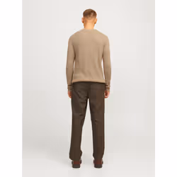 Jack&Jones Pull Pannel 12258471 Beige Regular Fit