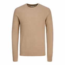 Jack&Jones Pull Pannel 12258471 Beige Regular Fit