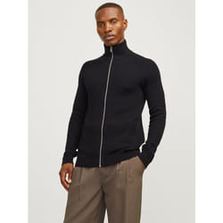 Jack&Jones Cardigan Pannel 12258474 Noir Regular Fit