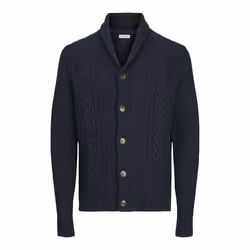 Jack&Jones Cardigan Craig 12258484 Bleu marine Regular Fit