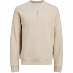 Sweat-shirt - JACK & JONES - Jjmicah - Col rond - Manches longues - Gris
