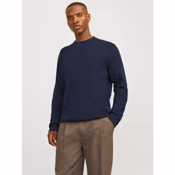 Jack & Jones 12216817_2079.41, XXL, Coupe régulière, Encolure torsadée, Manches longues, 1 pièce(s)